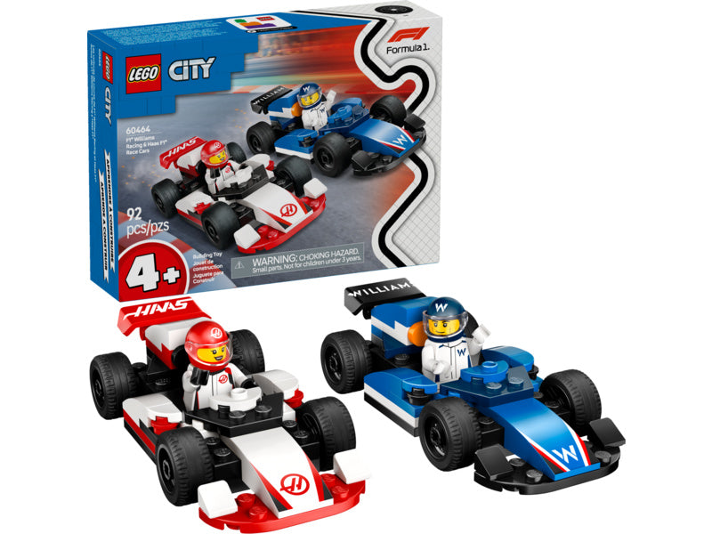 LEGO City - Závodní vozy F1 Williams Racing a Haas F1