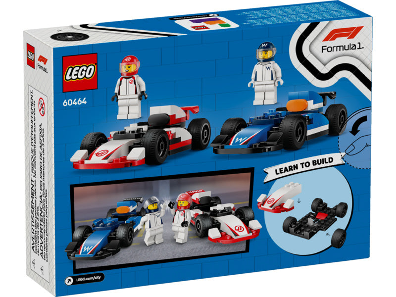 LEGO City - Závodní vozy F1 Williams Racing a Haas F1