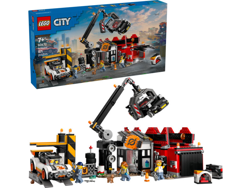 LEGO City - Vrakoviště s auty