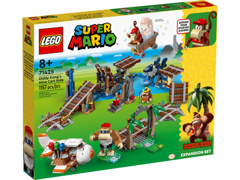 LEGO Super Mario - Diddy Kongova jízda v důlním vozíku – rozšiřující set