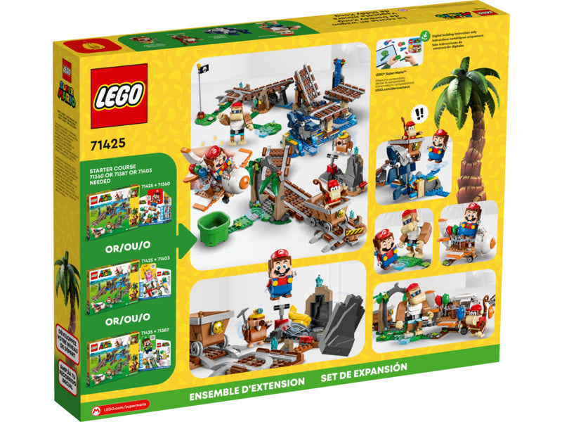 LEGO Super Mario - Diddy Kongova jízda v důlním vozíku – rozšiřující set