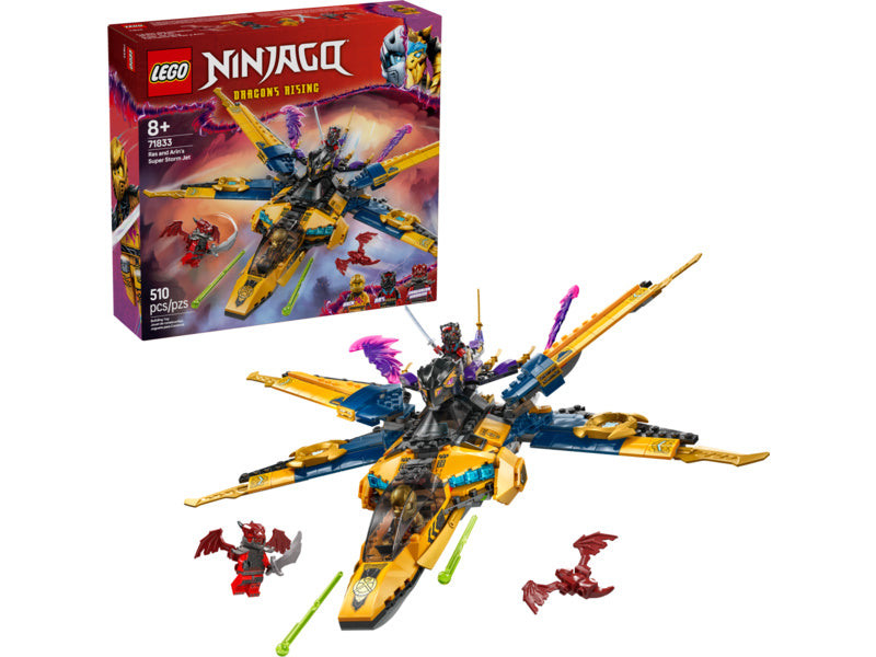 LEGO Ninjago - Ras, Arin a superbouřkové letadlo