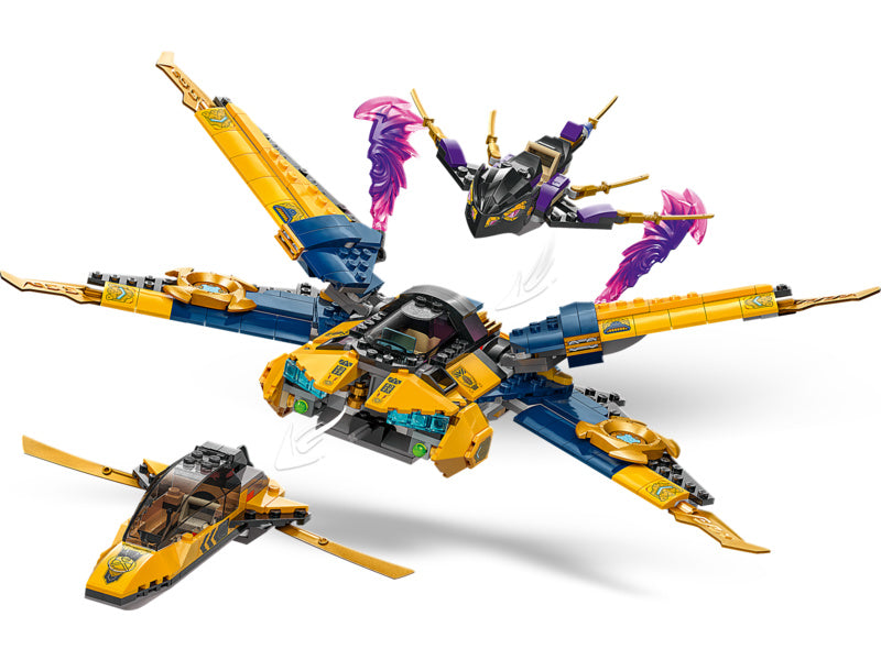 LEGO Ninjago - Ras, Arin a superbouřkové letadlo