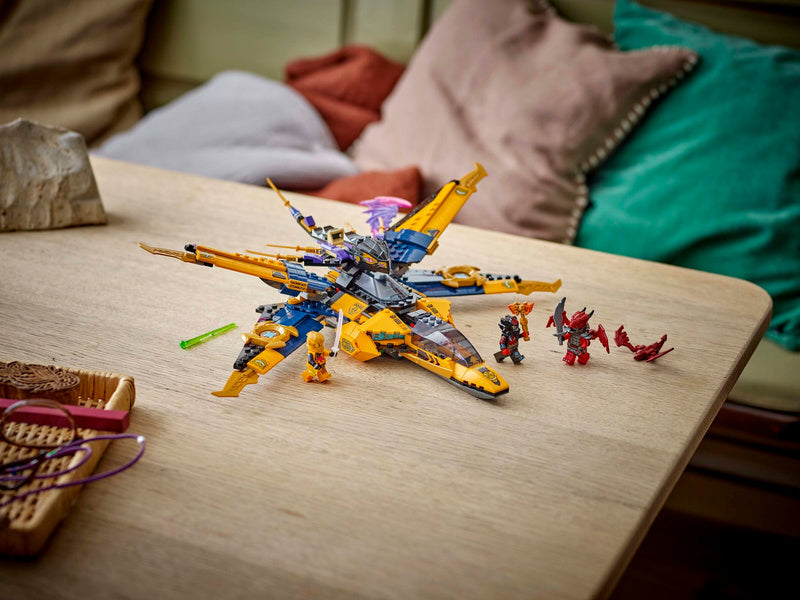 LEGO Ninjago - Ras, Arin a superbouřkové letadlo