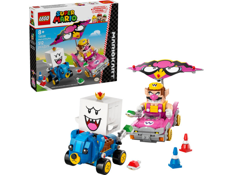 LEGO Super Mario - Mario Kart - Wario a King Boo