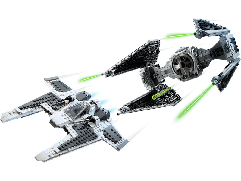 LEGO Star Wars - Mandalorianská stíhačka třídy Fang proti TIE