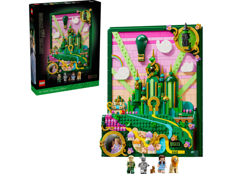 LEGO Wicked - Nástěnné umění: Emerald City
