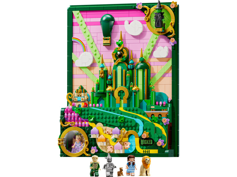 LEGO Wicked - Nástěnné umění: Emerald City