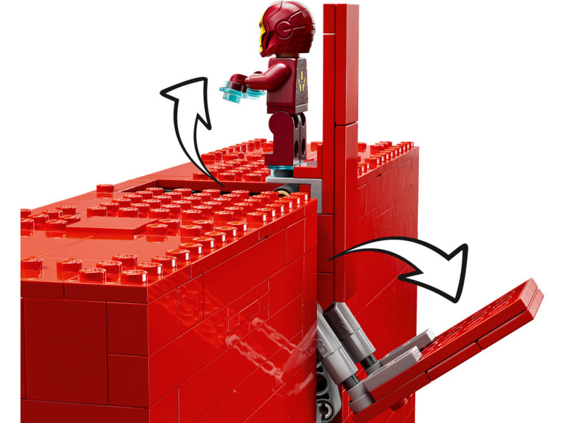 LEGO Marvel - Logo MARVEL a minifigurky