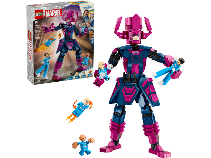 LEGO Marvel - Fantastická čtyřka vs. Sestavitelná