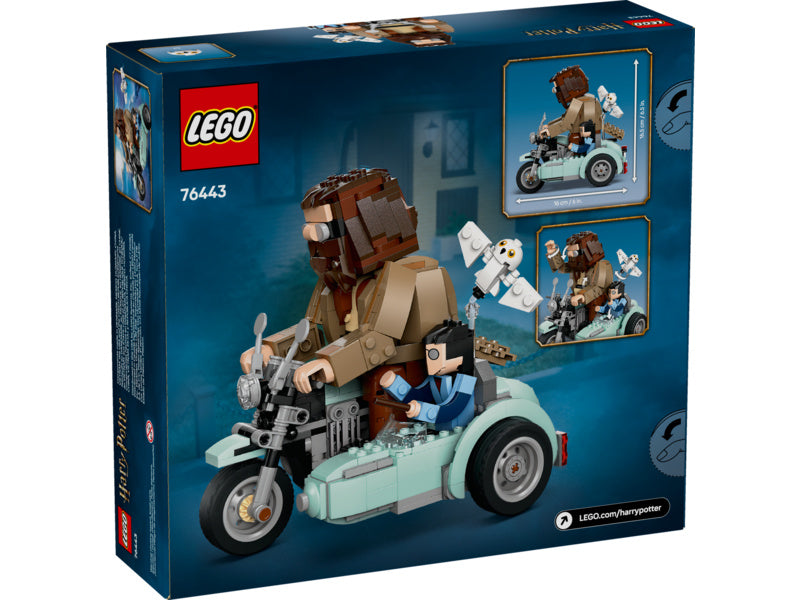 LEGO Harry Potter - Hagrid a Harry na motorce