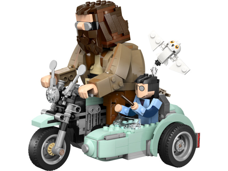 LEGO Harry Potter - Hagrid a Harry na motorce
