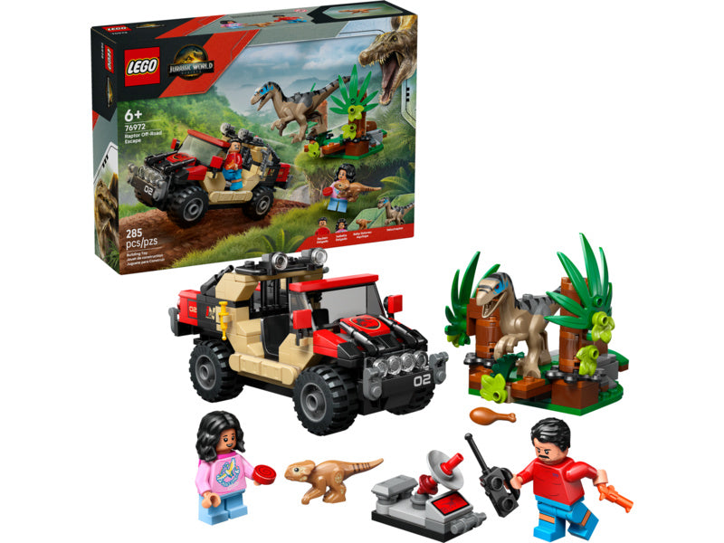 LEGO Jurassic World - Únik před raptorem v terénním autě