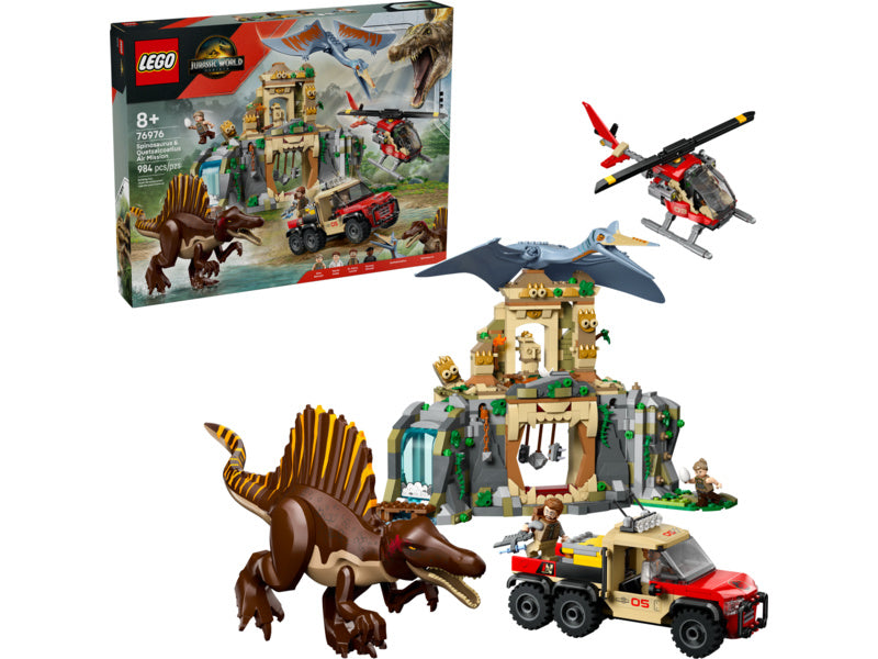 LEGO Jurassic World - Letecká mise se spinosaurem a quetzalcoatlem