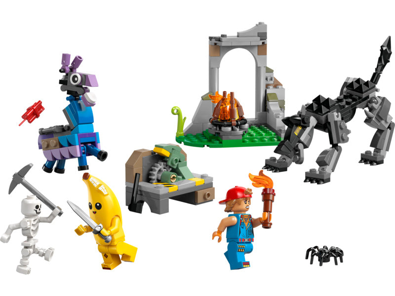 LEGO Fortnite - Peely a Sparkplug a jejich tábořiště