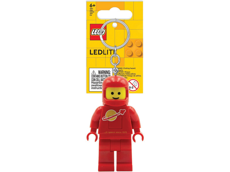 LEGO svítící klíčenka - Kosmonaut červený