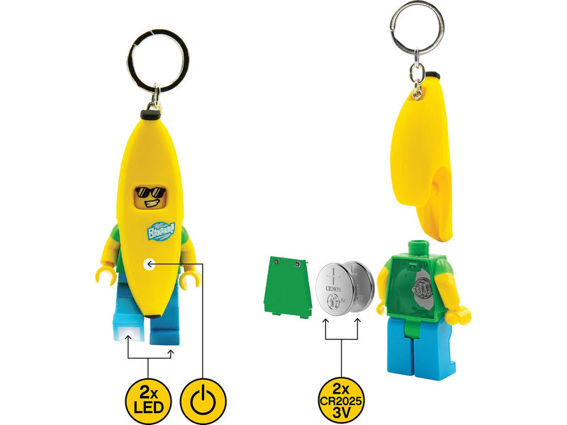LEGO svítící klíčenka - Banana Guy