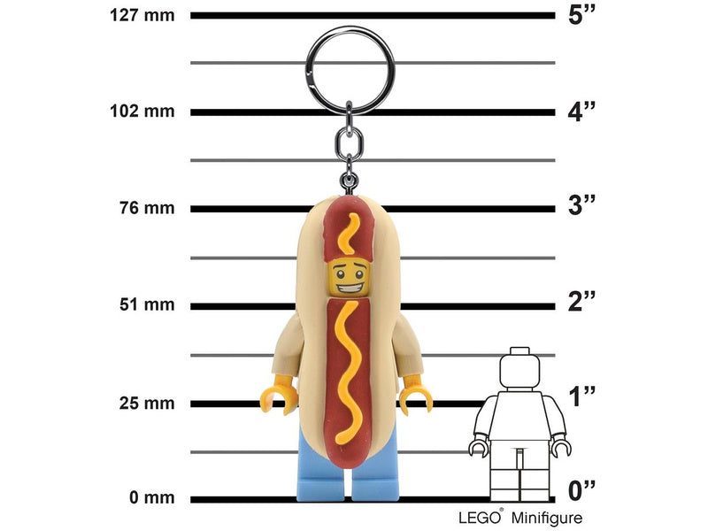 LEGO svítící klíčenka - Hot Dog