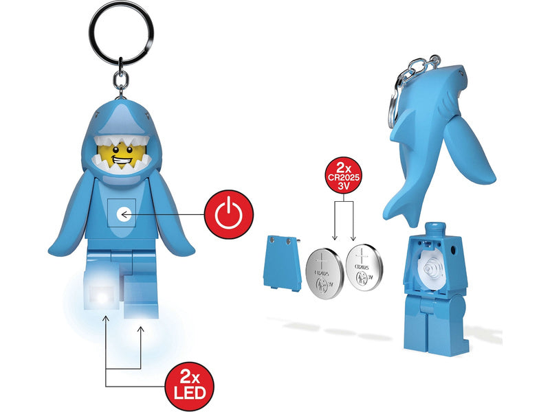 LEGO svítící klíčenka - Iconic Žralok