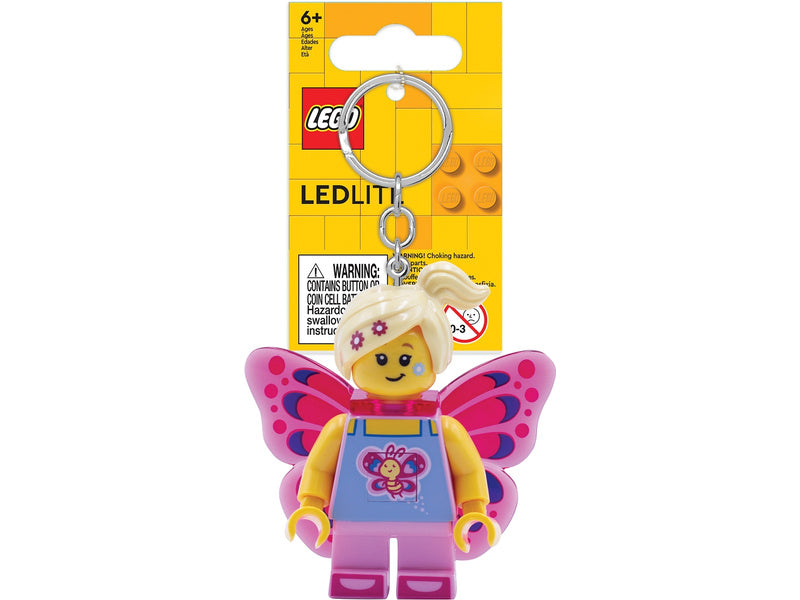 LEGO svítící klíčenka - Motýlí dívka