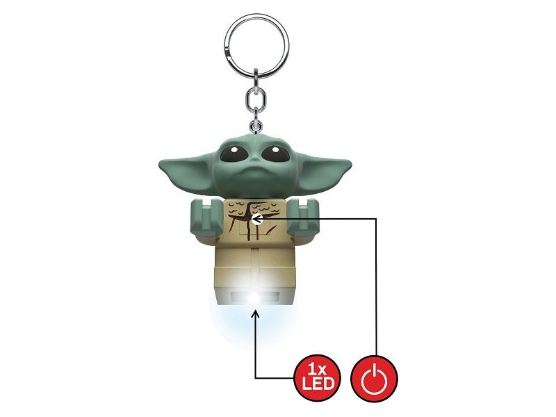 LEGO svítící klíčenka - Star Wars Baby Yoda