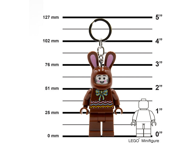 LEGO svítící klíčenka - Iconic Čokoládový Zajíc