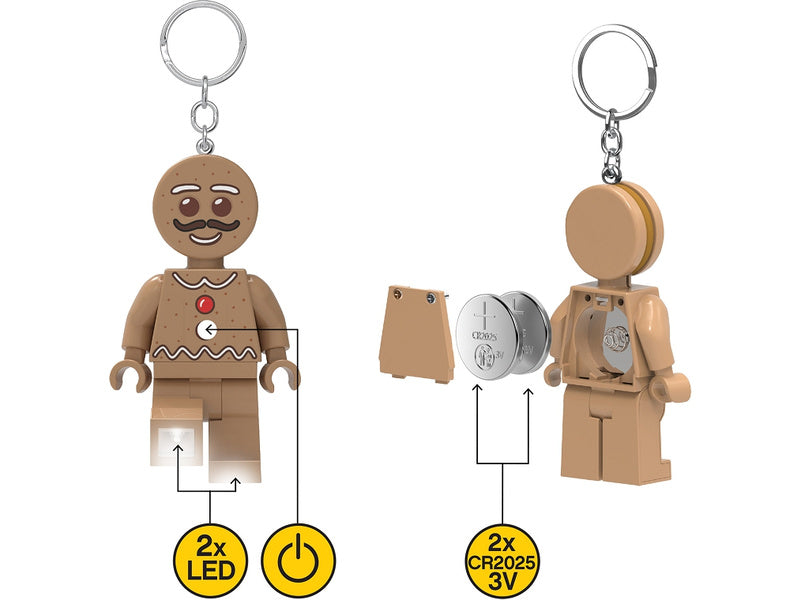 LEGO svítící klíčenka - Iconic Perníček