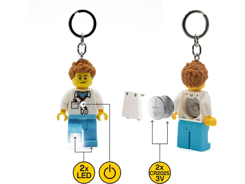 LEGO svítící klíčenka - Iconic Doktor