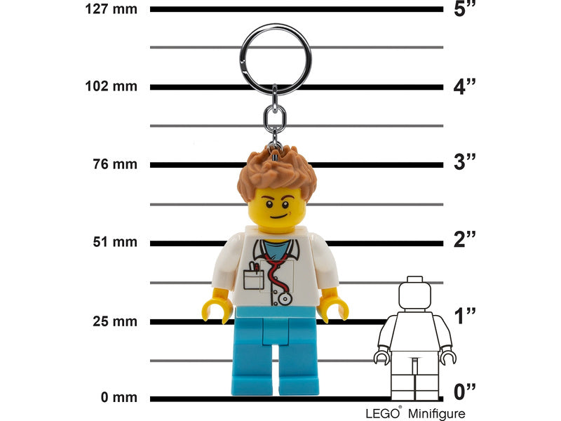LEGO svítící klíčenka - Iconic Doktor