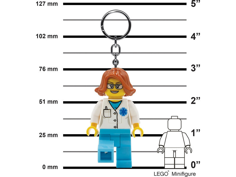 LEGO svítící klíčenka - Iconic Doktorka