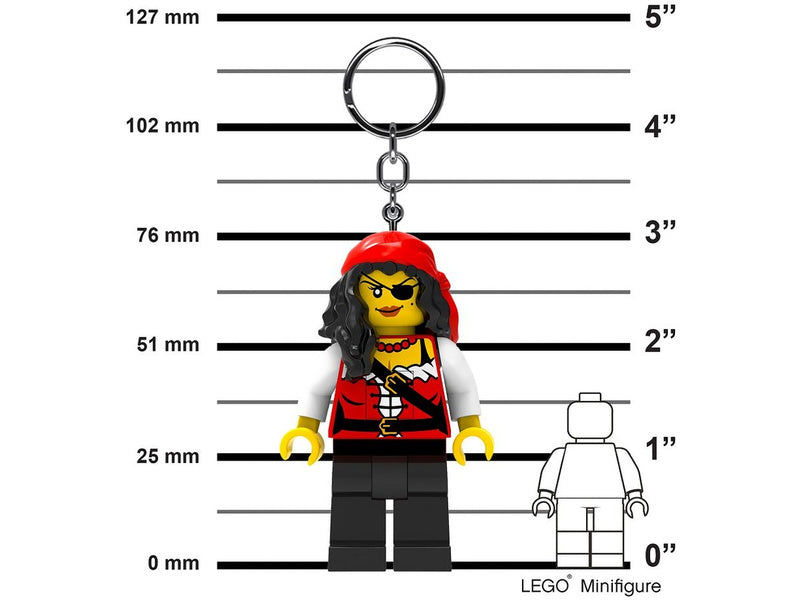 LEGO svítící klíčenka - Pirátská princezna