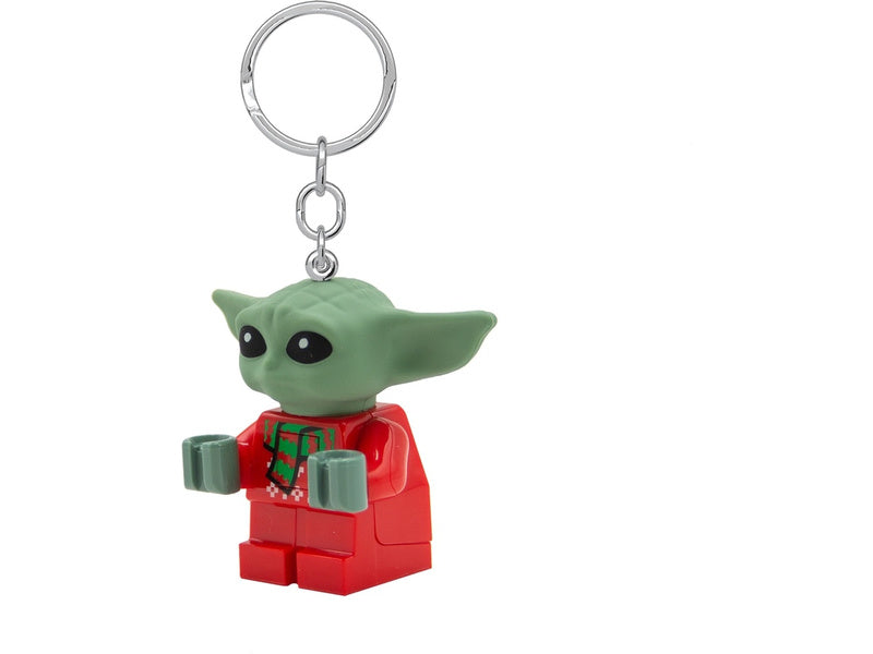 LEGO svítící klíčenka - Star Wars Baby Yoda ve svetru
