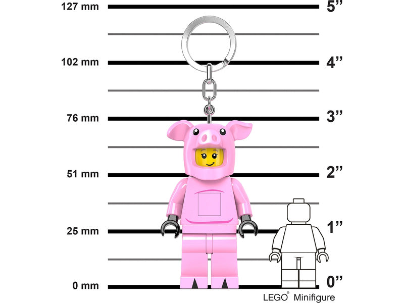 LEGO svítící klíčenka - Prasátko
