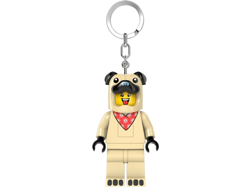 LEGO svítící klíčenka - Mopsík