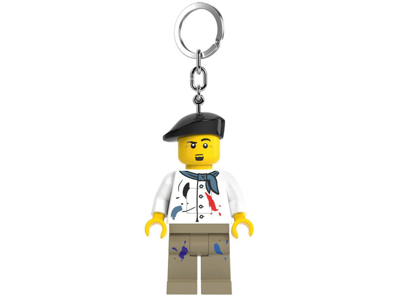 LEGO svítící klíčenka - Malíř