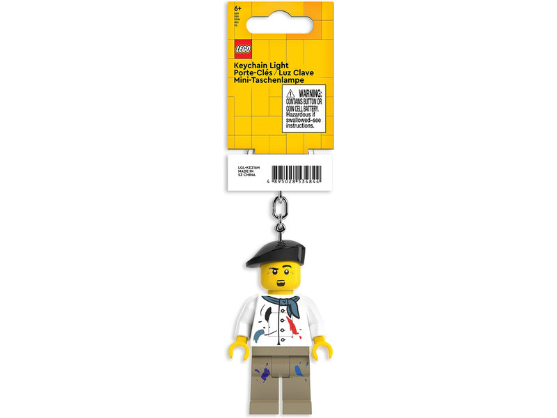LEGO svítící klíčenka - Malíř