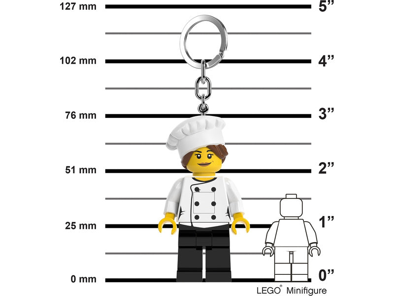 LEGO svítící klíčenka - Šéfkuchařka