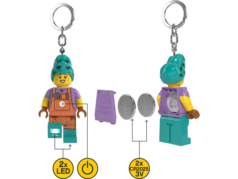 LEGO svítící klíčenka - Hrnčířka