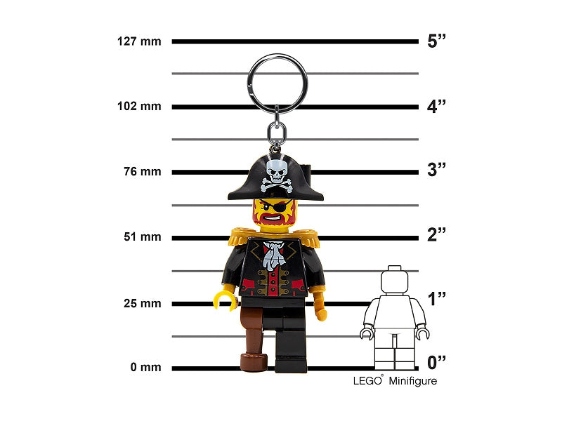 LEGO svítící klíčenka - Kapitán Brickbeard