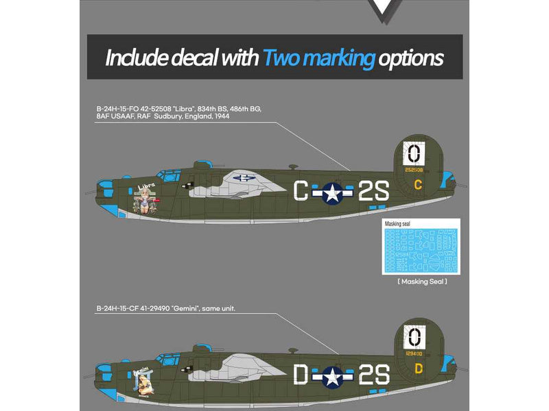 Academy USAAF B-24H Liberator Zodiac (1:72)