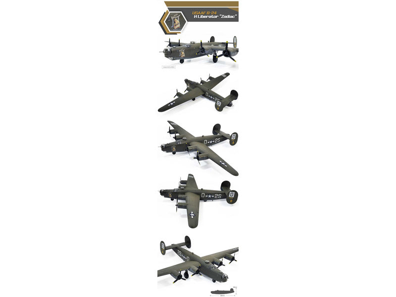 Academy USAAF B-24H Liberator Zodiac (1:72)