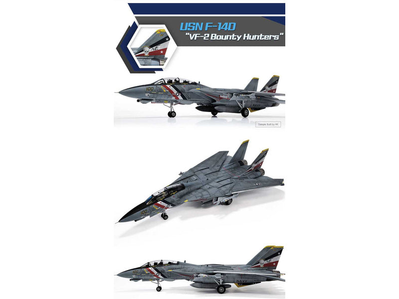 Academy USN F-14D VF-2 Bounty Hunters (1:72)