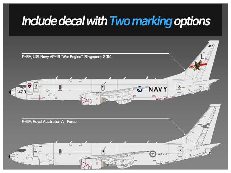 Academy USN P-8A Poseidon (1:144)