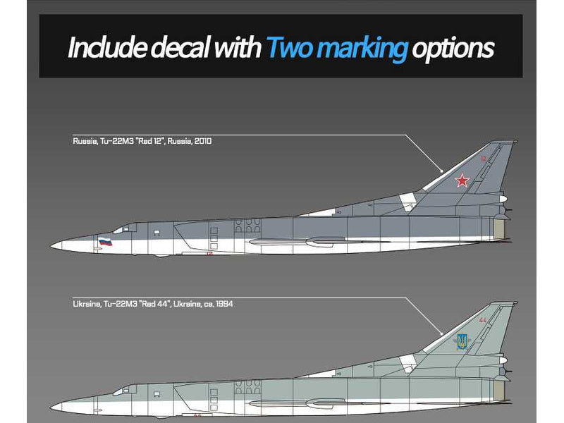 Academy Tupolev Tu-22M3 Backfire C (1:144)