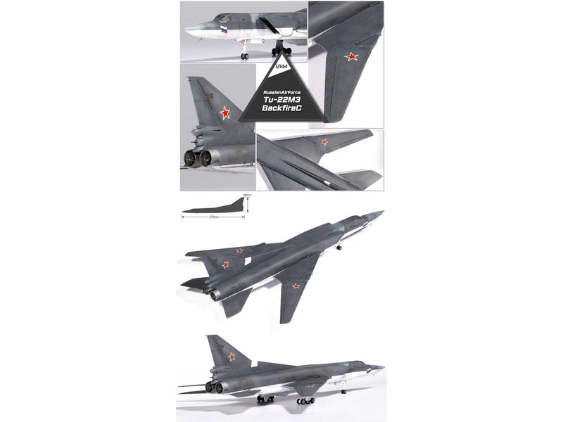 Academy Tupolev Tu-22M3 Backfire C (1:144)
