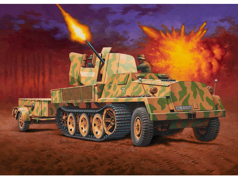 Revell sWS mit Flak-Aufbau als Sfl. mit 3,7cm Flak 43 (1:72)