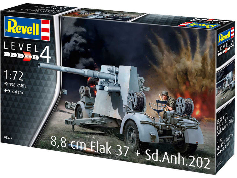 Revell Flak 37 88mm, Sd.Anh.202 (1:72)