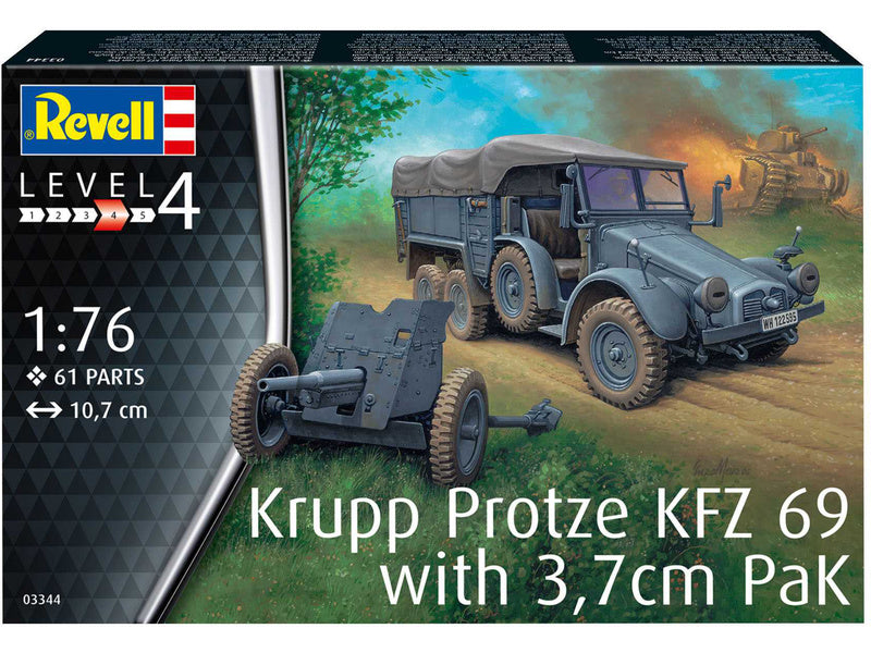 Revell Krupp Protze KFZ 69 with 3,7cm Pak (1:76)