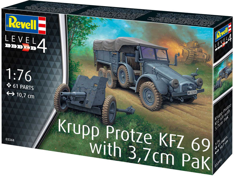 Revell Krupp Protze KFZ 69 with 3,7cm Pak (1:76)