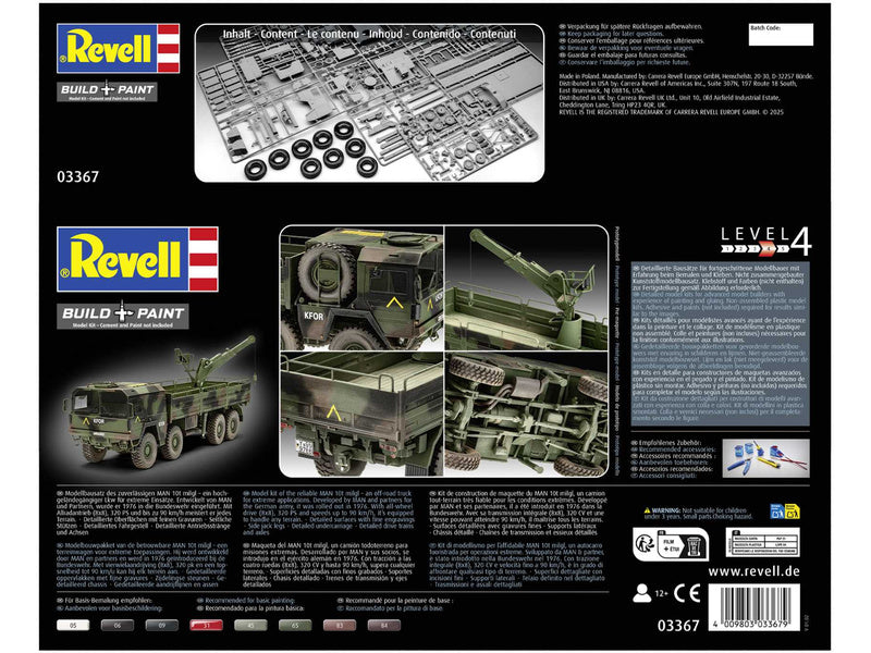 Revell MAN 10t milgl 8x8 Truck (1:35)